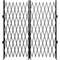 65 Ft X 12 Ft Double Folding Steel Accordion Security Gate Flexible Expanding 360 Rolling Barricade 1