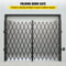 65 Ft X 12 Ft Double Folding Steel Accordion Security Gate Flexible Expanding 360 Rolling Barricade 2