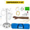 Dark Skin IV Practice Kit, Phlebotomy Training Arm with Infusion Stand for Venipuncture, IV Injection, and Blood Draw