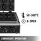Professional Hole Electric Doughnut Maker, Commercial Waffle Donut Machine with Double-Sided Heating, Teflon-Coated
