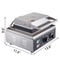 Professional Hole Electric Doughnut Maker, Commercial Waffle Donut Machine with Double-Sided Heating, Teflon-Coated