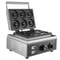 Professional Hole Electric Doughnut Maker, Commercial Waffle Donut Machine with Double-Sided Heating, Teflon-Coated