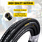 100 ft Coiled Hydraulic Hose 3/8 Inch, 4800 PSI High-Pressure Rubber Hydraulic Hose with 2 Steel Wire Braid