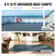 Marine Carpet 6 Ft X 13 Ft NonSlip Waterproof Outdoor Carpet Roll Soft Durable Gray Boat Carpet 2