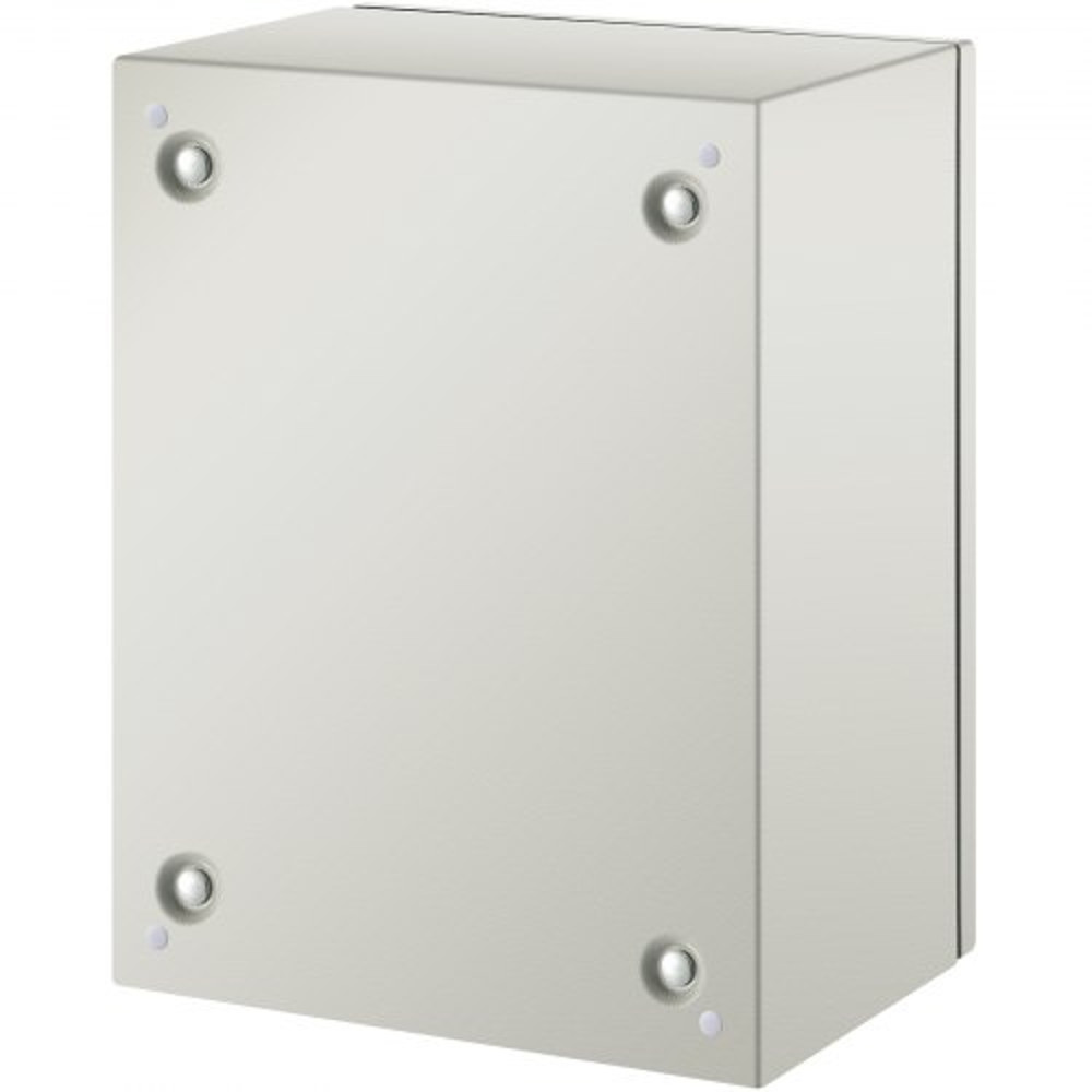 NEMA Steel Electrical Box, IP Rated Waterproof & Dustproof Junction Enclosure with Lock, Hinge & Mounting Plate