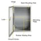 Stainless Steel Corner Guards Metal Wall Corner Protector Pack, Corner Guards, Steel Electrical Box