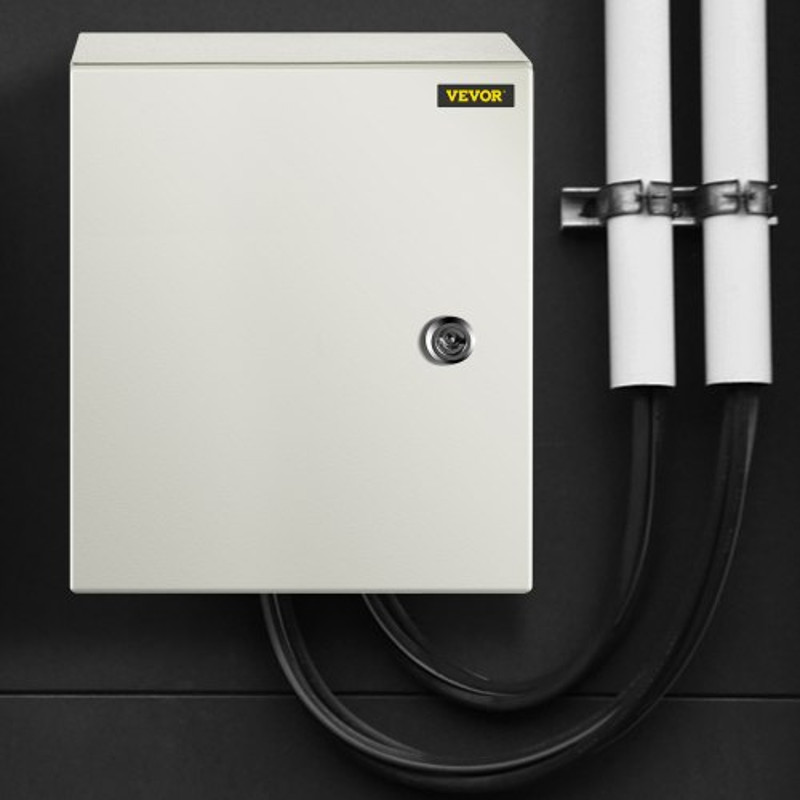 NEMA Steel Electrical Box, IP66 Waterproof Dustproof Junction Box with Lock & Mounting Plate