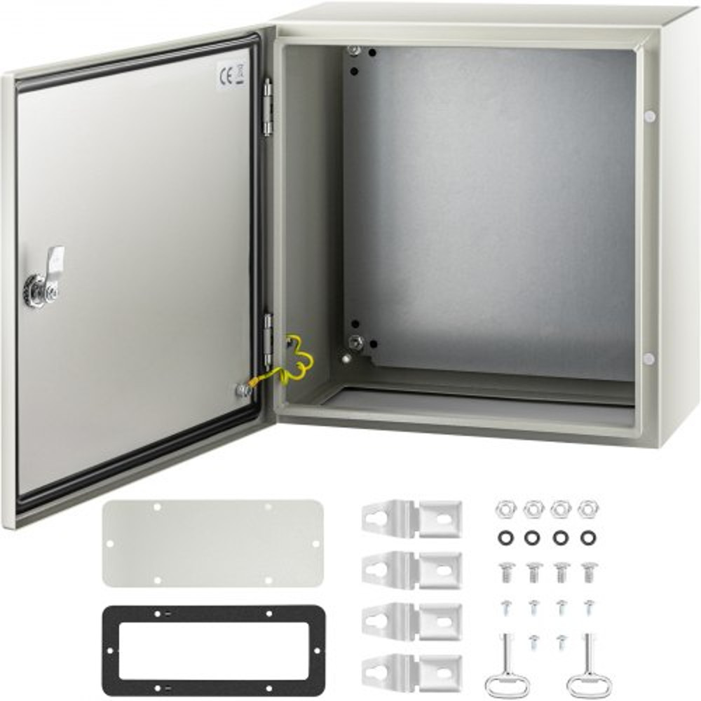 16x16x8 NEMA 4X Steel Electrical Box IP66 Waterproof Dustproof Enclosure IndustrialGrade 1