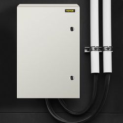 industrial-grade steel electrical box (24x16x10 inches), ip66 waterproof & dustproof enclosure