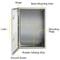 IndustrialGrade Steel Electrical Box 24x16x10 Inches IP66 Waterproof Dustproof Enclosure 7