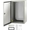 Industrial Steel Electrical Box (20x12x10 Inches), 4X Rated, IP66 Waterproof Enclosure with Removable Backplate
