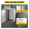 Industrial Steel Electrical Box (20x12x10 Inches), 4X Rated, IP66 Waterproof Enclosure with Removable Backplate