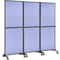Acoustic Office Room Dividers 3Pack 72 X 66 Polyester Steel Partition Walls To Reduce Noise 1