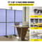 Acoustic Office Room Dividers 3Pack 72 X 66 Polyester Steel Partition Walls To Reduce Noise 2