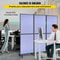 Acoustic Office Room Dividers 3Pack 72 X 66 Polyester Steel Partition Walls To Reduce Noise 3