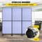 Acoustic Office Room Dividers 3Pack 72 X 66 Polyester Steel Partition Walls To Reduce Noise 6