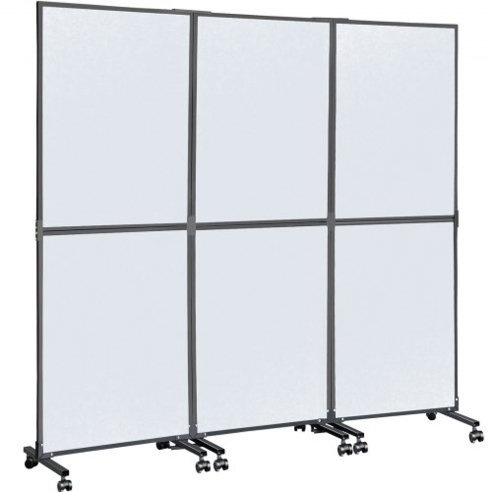 Acoustic Room Divider 3Pack Office Partition Wall Panel Set 72 X 66 Soundproof Mobile Tackable Fo 0