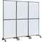 Acoustic Room Divider 3Pack Office Partition Wall Panel Set 72 X 66 Soundproof Mobile Tackable Fo 0