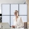 Acoustic Room Divider 3Pack Office Partition Wall Panel Set 72 X 66 Soundproof Mobile Tackable Fo 1