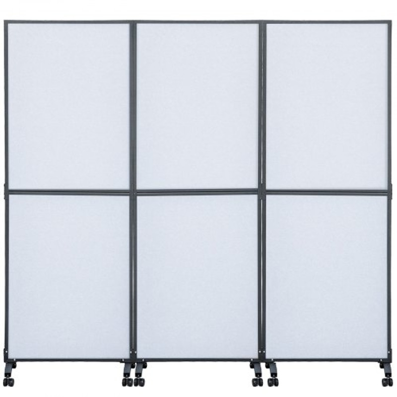 Acoustic Room Divider 3Pack Office Partition Wall Panel Set 72 X 66 Soundproof Mobile Tackable Fo 7