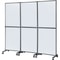 Acoustic Room Divider 3Pack Office Partition Wall Panel Set 72 X 66 Soundproof Mobile Tackable Fo 8