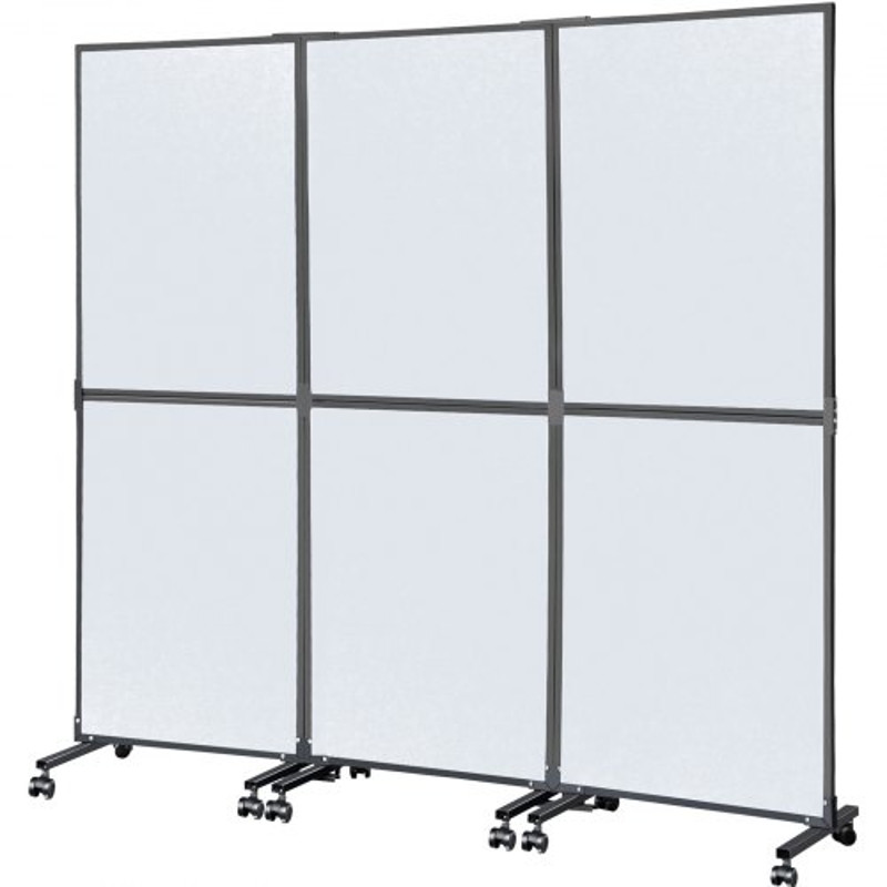 Acoustic Room Divider 3Pack Office Partition Wall Panel Set 72 X 66 Soundproof Mobile Tackable Fo 8