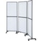 Acoustic Room Divider 3Pack Office Partition Wall Panel Set 72 X 66 Soundproof Mobile Tackable Fo 9