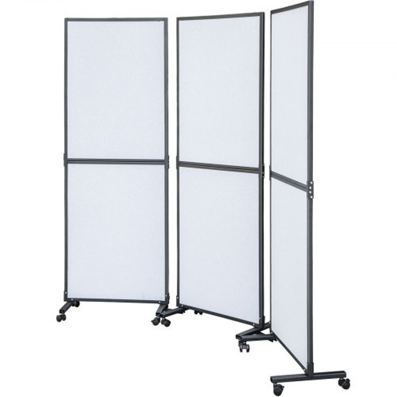 Acoustic Room Divider 3Pack Office Partition Wall Panel Set 72 X 66 Soundproof Mobile Tackable Fo 9