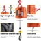 Electric Hoist Winch, Portable Winch Crane with Lift, Wire & Wireless Remote Control, Safety Overload Protection