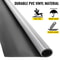 Portable Practice Dance Floor Roll, Grey/Black PVC Non-Slide Ballet Mat, Wearproof & Easy-Clean Dance Flooring