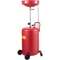 Waste Oil Drain Tank, Portable Air Operated Oil Drainer with Adjustable Funnel, Pressure Regulating Valve