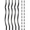 Matte Black Aluminum Alloy Deck Balusters, 61-Pack 32.25" Metal Spindles for Outdoor Stair, Porch & Deck Railing