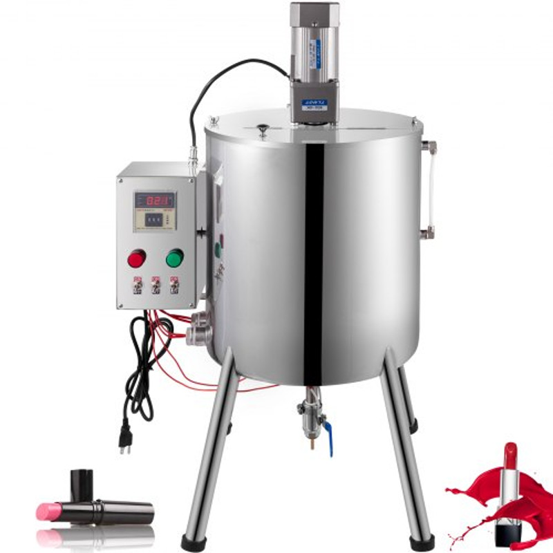 Heating and Stirring Filling Machine, Lipstick Filler for Wax, Cosmetics, Nail Polish, Thermostat Mixing Tank