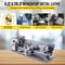 Mini Metal Lathe with Brushless Motor, Precision Metal Working Lathe, 2500 RPM Variable Speed Bench Machine