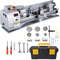 Mini Metal Lathe with Brushless Motor, Precision Metal Working Lathe, 2500 RPM Variable Speed Bench Machine