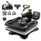 800W Sublimation Machine 360 Rotation SwingAway Heat Press With DualTube Heating For DIY TShirts Ca 1