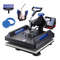 15x15 5in1 Heat Press Machine Digital Control Sublimation Printer For TShirts Hats Mugs  Plates 8