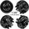 Adjustable Rotary Cutter Slip Clutch Black PTO Slip Clutch With 138 X 6 Spline Ends TorqueLimiting 5