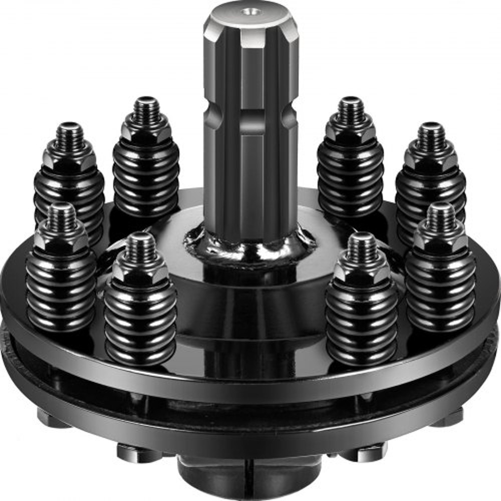 Adjustable Rotary Cutter Slip Clutch Black PTO Slip Clutch With 138 X 6 Spline Ends TorqueLimiting 1