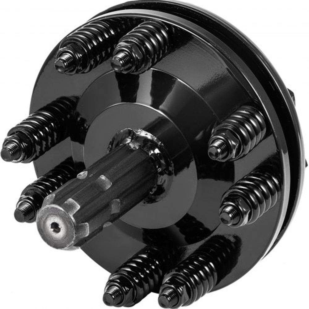 Adjustable Rotary Cutter Slip Clutch Black PTO Slip Clutch With 138 X 6 Spline Ends TorqueLimiting 9