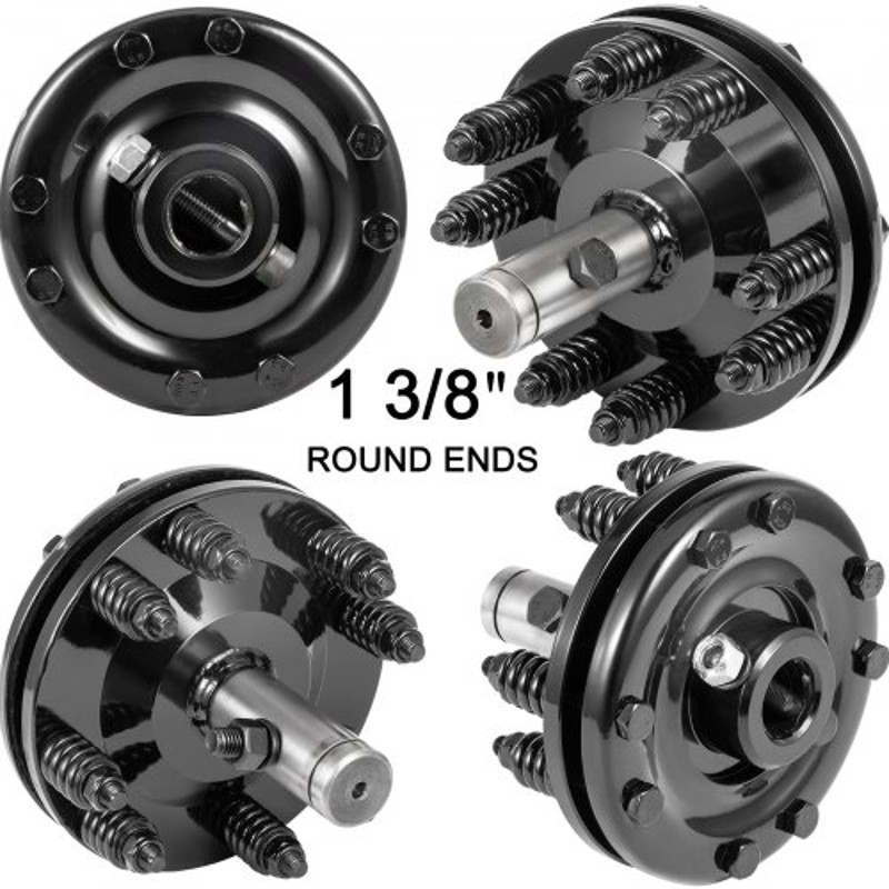 138 PTO Slip Clutch Carburized Steel Tractor Slip Clutch Adjustable Rotary Cutter Clutch For Brush 3