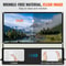 180Inch Portable Projector Screen With Stand 169 4K HD Outdoor Movie Screen Wide Viewing Angle 3