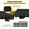 Channel Drain with Plastic Grate, HDPE Trench Drain System for Garden, Driveway, Garage, or Patio, Plastic Floor Drain
