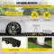 Channel Drain with Plastic Grate, HDPE Trench Drain System for Garden, Driveway, Garage, or Patio, Plastic Floor Drain