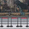 Stanchion Set With 66 Ft Retractable Belt 6Piece Crowd Control Barrier W Rubber Base HeavyDuty Ste 0