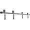 Heavy-Duty Sliding Barn Door Hardware Kit for Double Doors, Carbon Steel Track, 330LBS Load Capacity