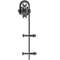 Heavy-Duty Sliding Barn Door Hardware Kit for Double Doors, Carbon Steel Track, 330LBS Load Capacity