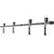 Heavy-Duty Sliding Barn Door Hardware Kit for Double Doors, Carbon Steel Track, 330LBS Load Capacity