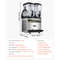 Commercial Margarita Maker, Slushie Machine, Frozen Smoothie Drink Machine for Supermarkets, Cafes, bars
