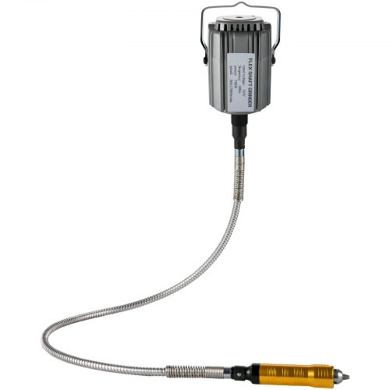 Flex Shaft Rotary Grinder Tool Kit, Hanging Grinding Machine with Jaw Chuck, Foot Pedal & Accessories